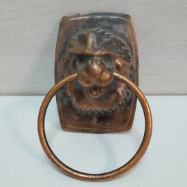 Ручка дверная "Голова льва", бронза. СССР